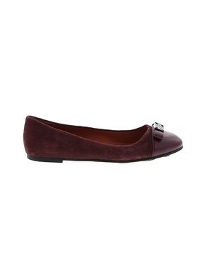 Marc by Marc Jacobs  Burgundy Suede and Leather Ballet Flat